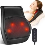 Brelley Neck Massager : Coussin Shiatsu avec tête de massage rotative pour le dos et le cou