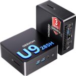 GEEKOM IT15 : Mini PC AI avec Intel Core Ultra 9, 32 Go de RAM et écran 8K pour jeux.