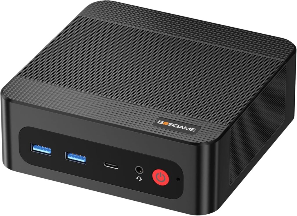 Lancement du BOSGAME P4ultra Mini PC avec Ryzen 7 7730U et triple affichage.