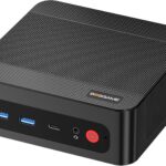 Lancement du BOSGAME P4ultra Mini PC avec Ryzen 7 7730U et triple affichage.