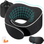 Pillow de voyage en mousse à mémoire : support pour adultes en train et avion