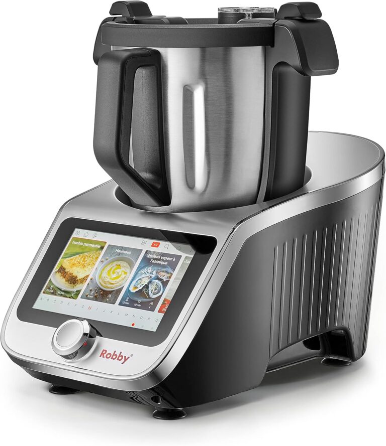 Robicook XL : Robot de cuisine multifonction connecté avec écran tactile et 750 recettes