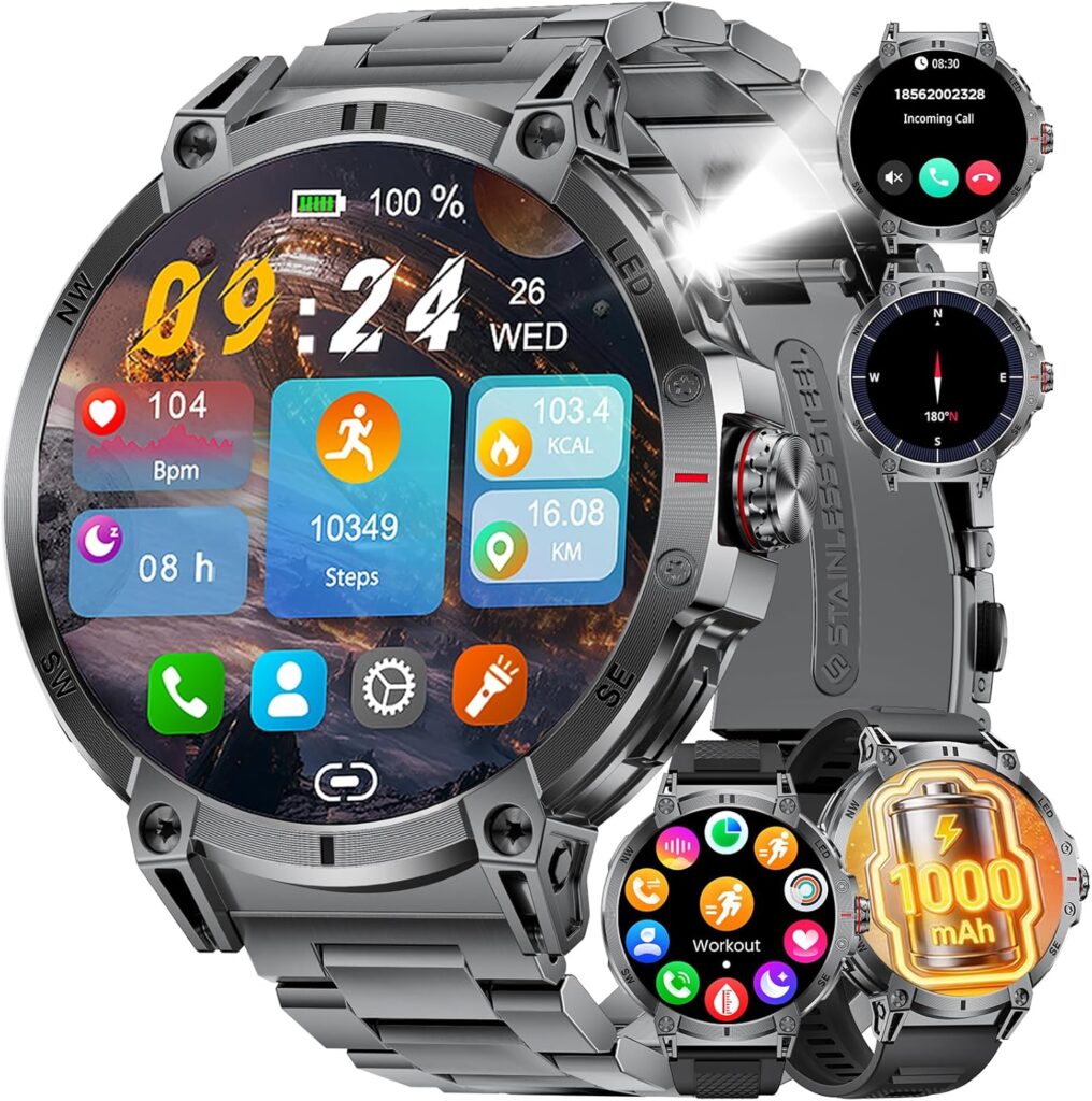SUNKTA lance une montre intelligente militaire de 1,85 pouce avec plus de 100 modes sportifs.
