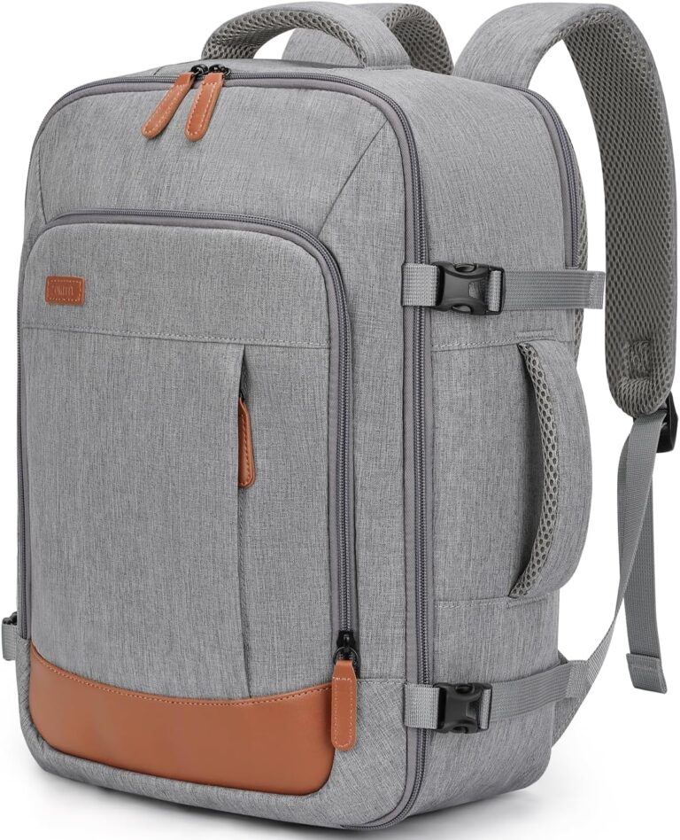 ZOMFELT Sac à dos de voyage 24 L conforme aux dimensions Ryanair et Wizzair pour ordinateurs jusqu’à 15,6 pouces