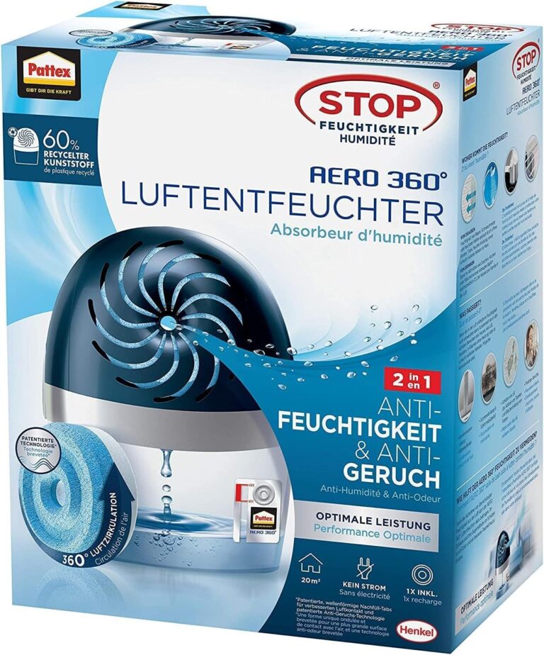 Pattex lance le déshumidificateur Aero 360° pour améliorer l’humidité intérieure.