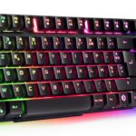 EMPIRE GAMING présente le clavier K300 AZERTY avec rétroéclairage RGB et 105 touches semi-mécaniques.