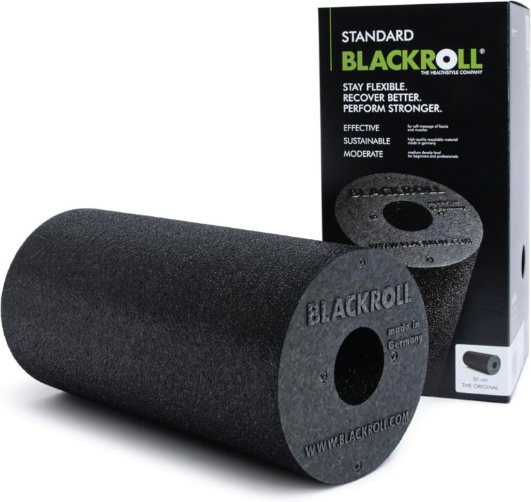 BLACKROLL Standard : rouleau de massage en mousse pour exercices de fascia, yoga et Crossfit