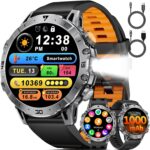 Montre connectée militaire pour hommes EF18-Q : fonctionnalités avancées et compatibilité iOS/Android.