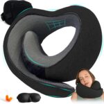 Reiteag Nomadike : Coussin de voyage en mousse à mémoire pour confort aérien et routier.