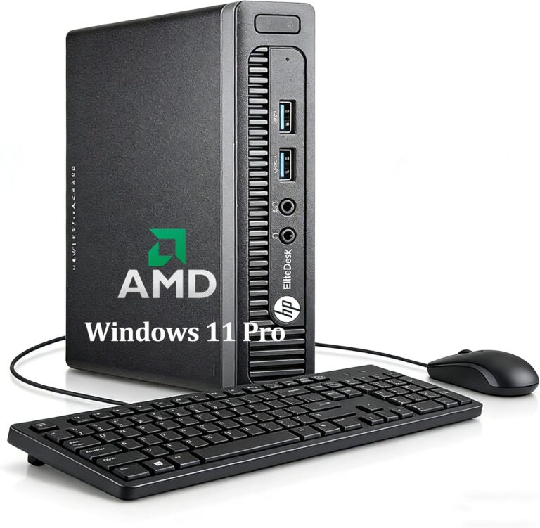 HP EliteDesk 705 G3 Mini : Bureau reconditionné avec AMD A10, 8 Go RAM, SSD 256 Go, Windows 11 Pro