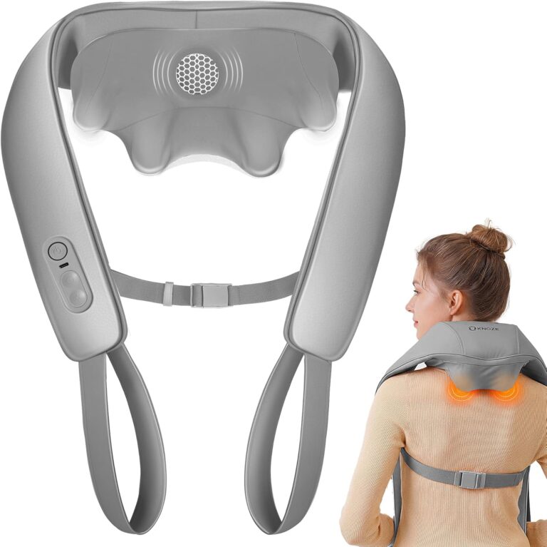 KNQZE Massager offre un soulagement musculaire avec son chauffage en graphène et ses fonctions sans fil.