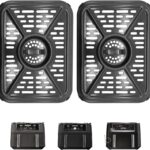 GCQ Air Fryer Grill Pan pour Ninja Foodi AF400EU : Accessoire essentiel pour la cuisson saine.