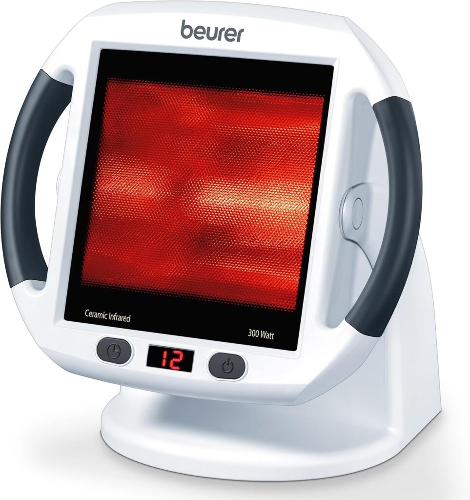 Beurer IL 50 : lampe infrarouge de 300 W pour traiter les douleurs musculaires.