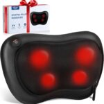 ALLJOY présente un modèle de coussin ergonomique Shiatsu pour soulager le cou et les épaules.