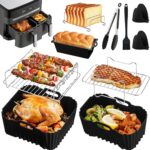 Accessoires pour friteuse Moulinex XXL 11L : moules en silicone et grill pour cuisson variée