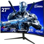 CRUA présente un écran de jeu incurvé 27 pouces avec fréquence de 200 Hz et résolution FHD 1080P.