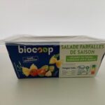 Rappel Consommateur – Détail Salade farfalles de saison, légumes du soleil , parmesan Aop & basilic BIOCOOP