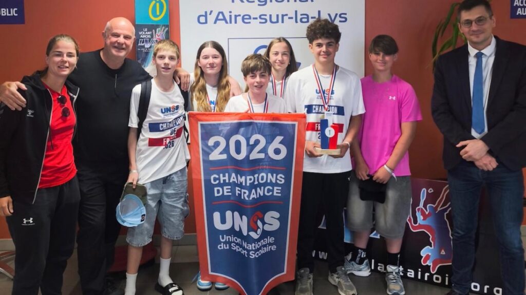 Le collège Jean-Jaurès remporte le championnat de France de badminton UNSS.
