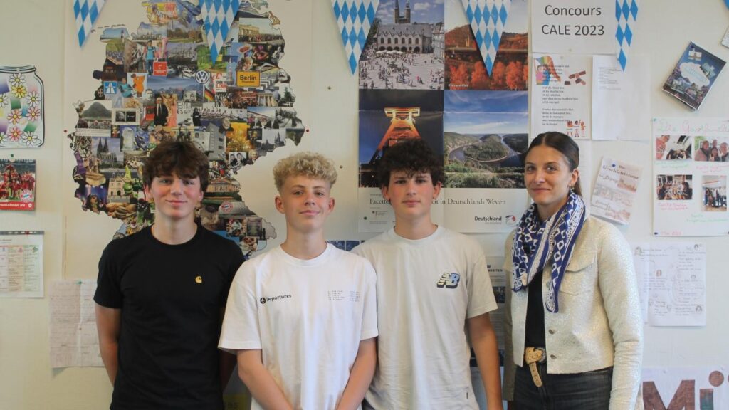 Trois lycéens du Cateau en immersion en Allemagne grâce au programme Erasmus