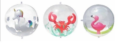 Rappel Consommateur – Détail Ballon de plage avec motif : Flamant rose, Licorne, Crabe Ballon de plage avec motif : Flamant rose, Licorne, Crabe