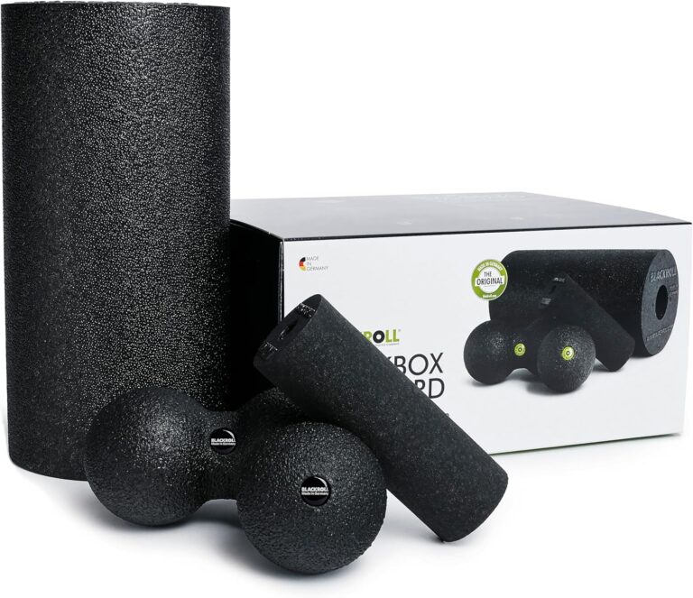 BLACKROLL BLACKBOX : Kit de massage avec roller et outils pour le soulagement des points de tension.
