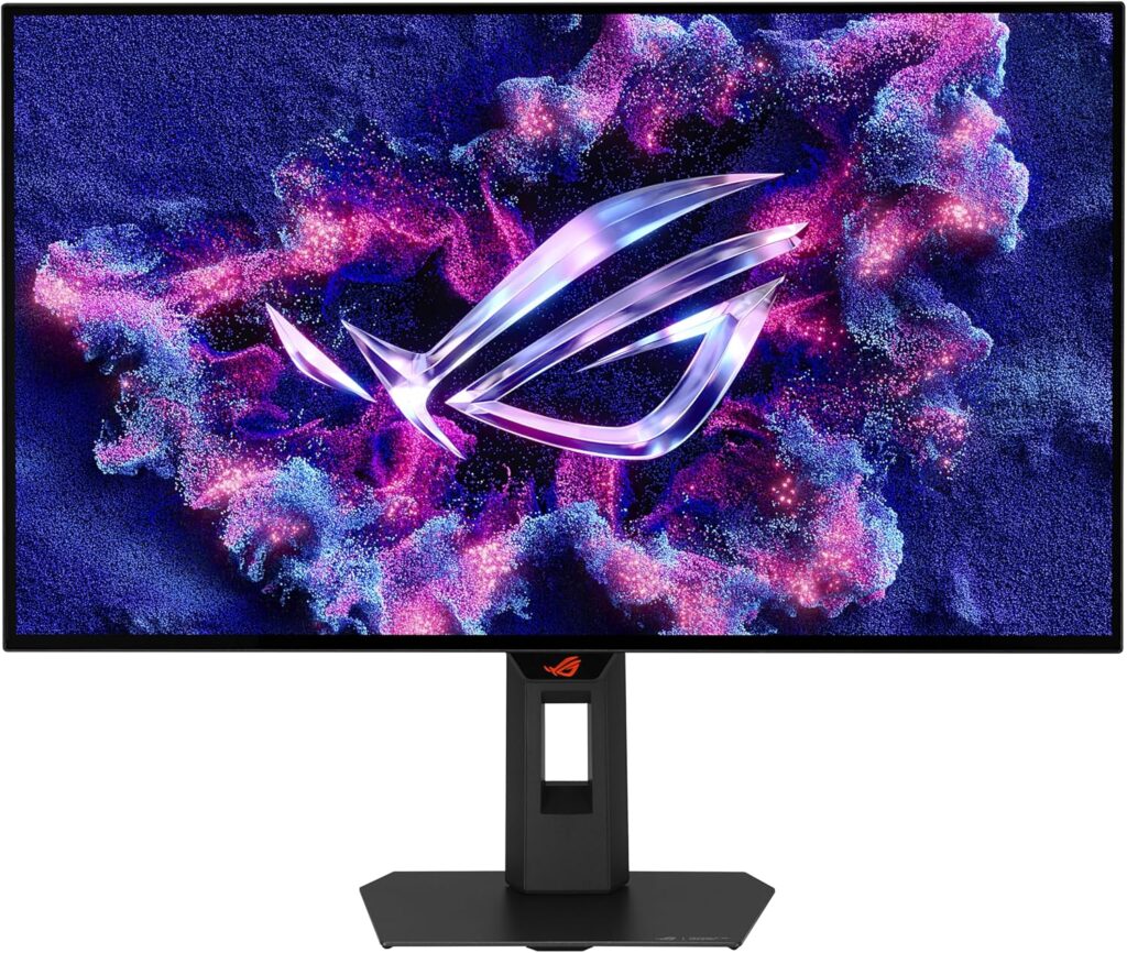 ASUS présente le moniteur gaming ROG Strix XG27AQDMGR de 27 pouces avec OLED 1440p et 240 Hz.