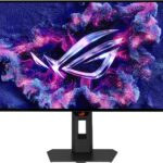 ASUS présente le moniteur gaming ROG Strix XG27AQDMGR de 27 pouces avec OLED 1440p et 240 Hz.