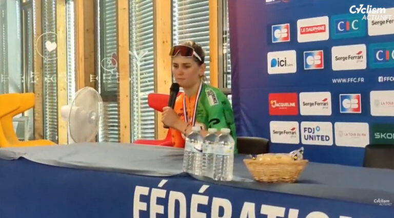 Cyclisme : Émilie Morier souligne l’apprentissage durant les Championnats de France