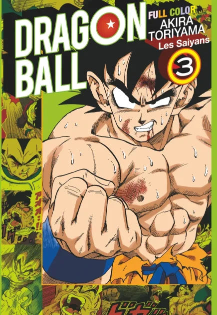Dragon Ball Full Color, Les Sayans, T. 3/3 : Akira Toriyama conclut l’adaptation en couleurs.