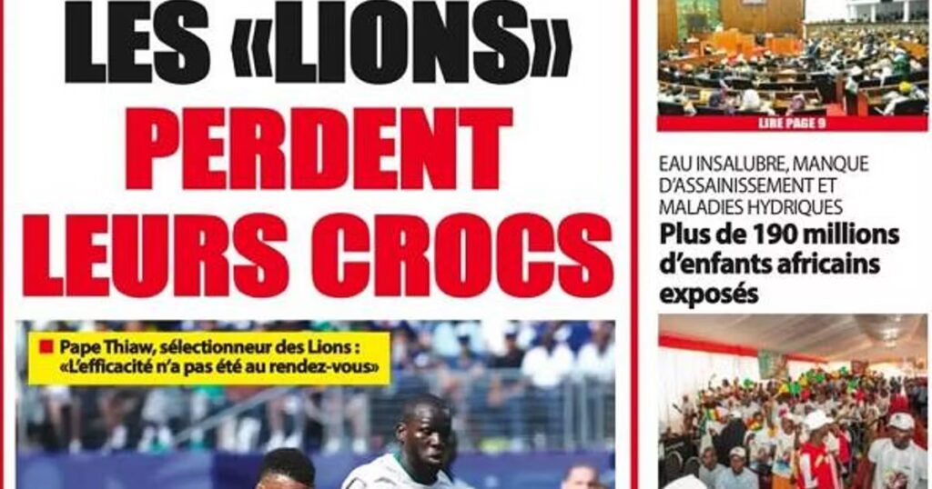 Sénégal exprime des regrets après sa défaite contre la France en Coupe du monde
