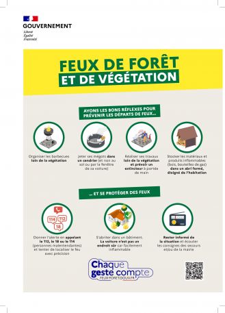 Feux de forêt : l’État lance sa campagne de prévention 2026 et mobilise les élus.