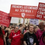 Rassemblement place Vendôme pour demander la démission de Darmanin suite à l&rsquo;affaire Lyhanna.