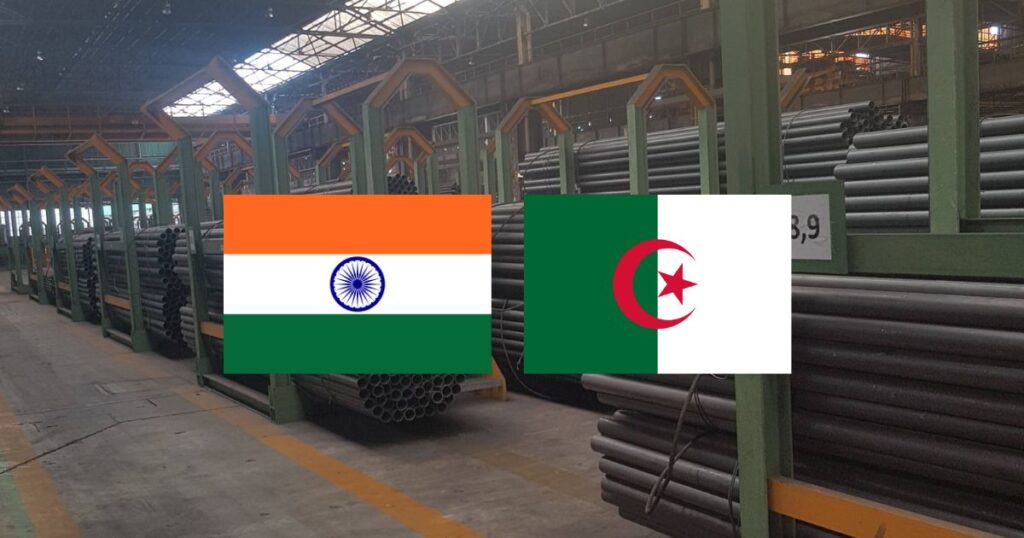 L’Inde renforce sa présence industrielle en Algérie avec une offensive dans le secteur de l’acier.