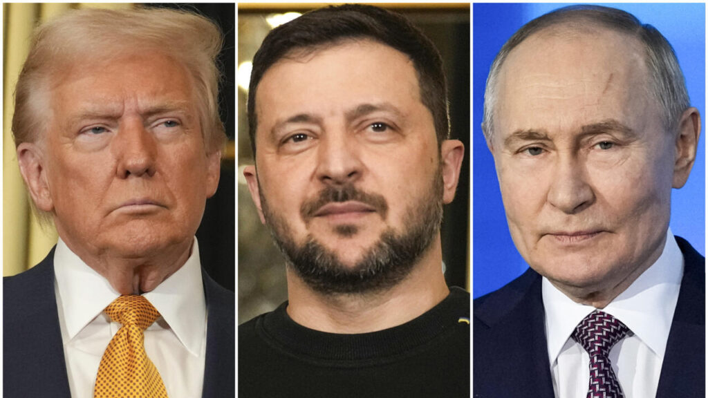 Poutine et Zelensky contactent Trump pour discuter du conflit en Ukraine.