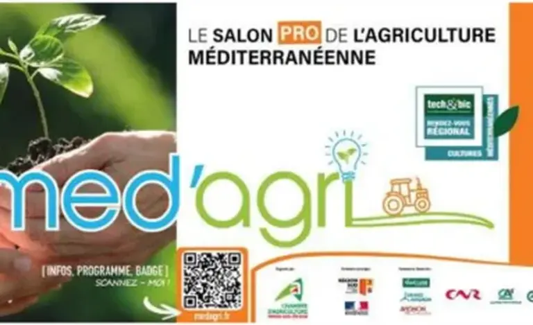 MED’Agri, salon de l’agriculture, annonce sa 5ème édition à Avignon pour le secteur agricole.