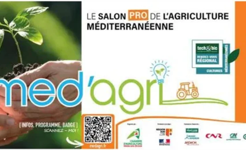 MED’Agri, salon de l’agriculture, annonce sa 5ème édition à Avignon pour le secteur agricole.
