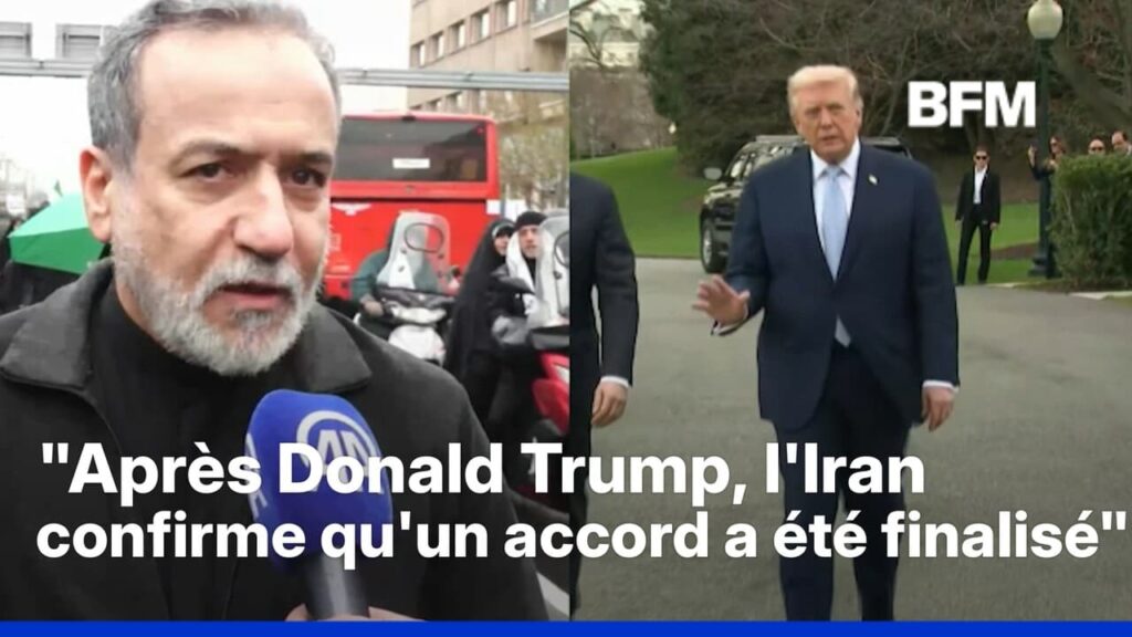 Iran confirme la finalisation du texte d’accord de paix après le départ de Donald Trump.