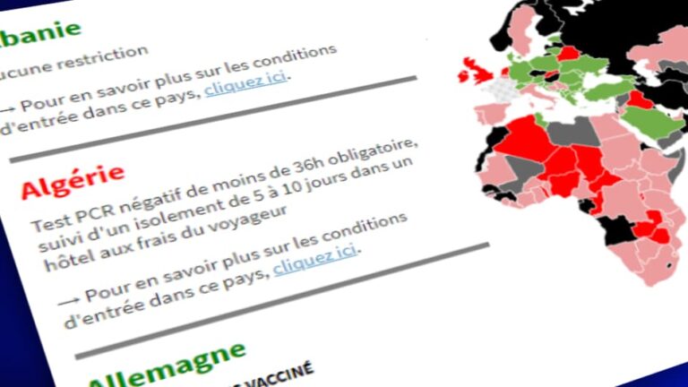 Conditions d’entrée pour les touristes français cet été selon chaque pays européen