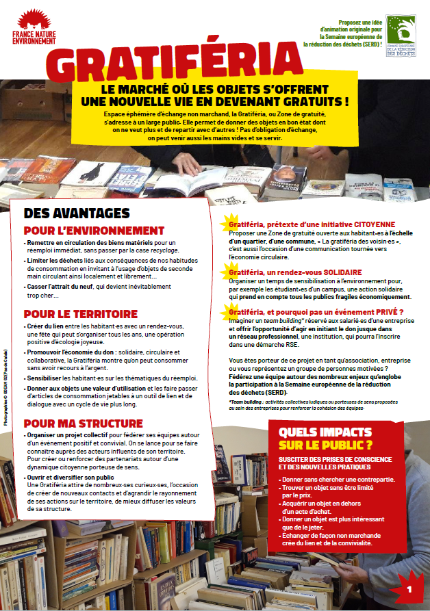 Gratiféria : une initiative de France Nature Environnement pour réduire le gaspillage alimentaire