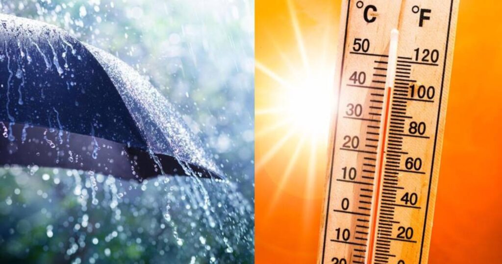 Alerte météo : fortes pluies orageuses et chaleur excessive dans plusieurs régions.