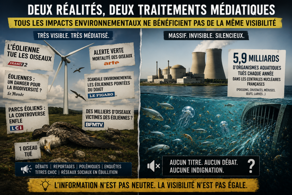 Tous les impacts environnementaux ne bénéficient pas de la même visibilité.