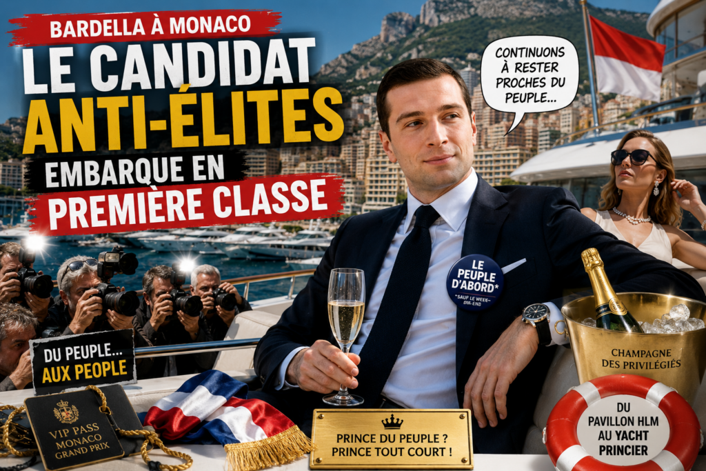 ordan Bardella : quand le candidat du peuple découvre le buffet à volonté de la jet-set