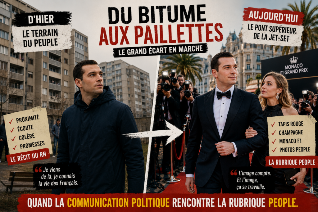 Quand la communication politique rencontre la rubrique people.