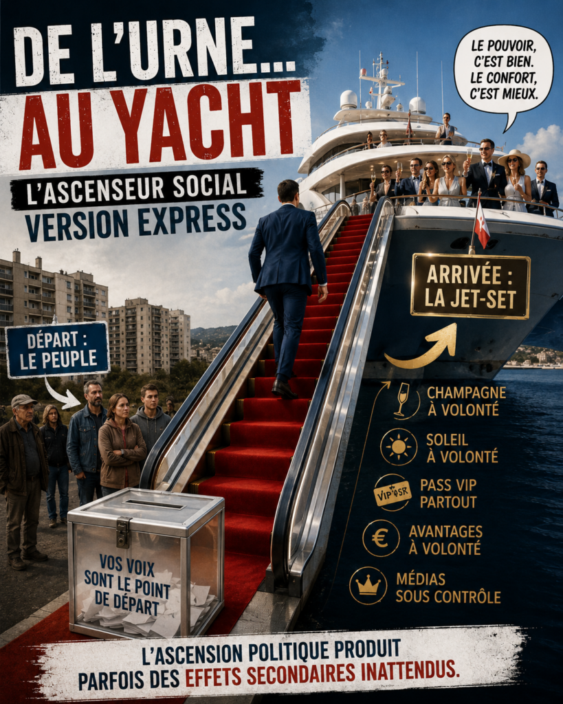 L'ascension politique produit parfois des effets secondaires inattendus.