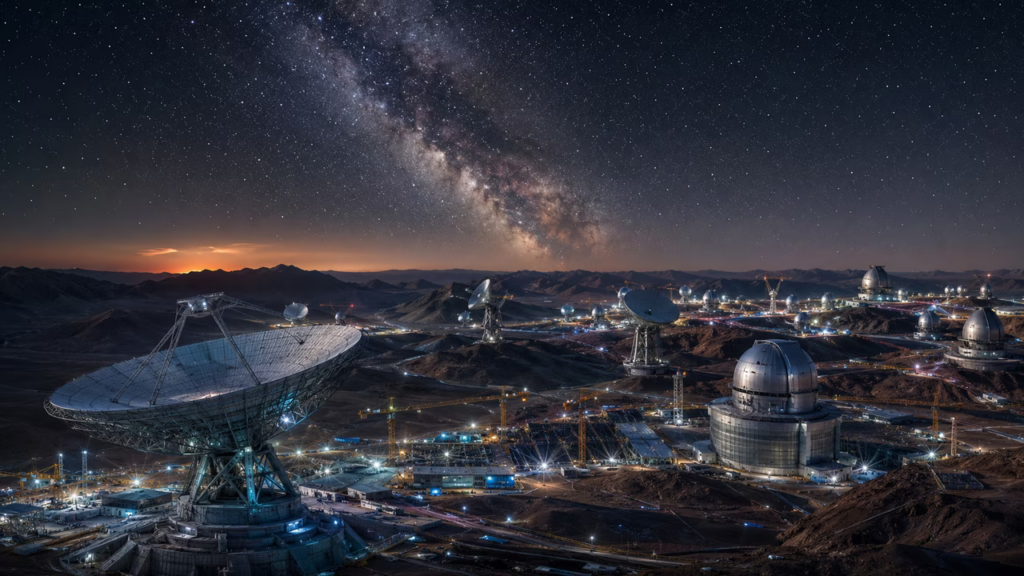 La Chine construit un complexe astronomique sur le plateau tibétain, renforçant ses capacités scientifiques.