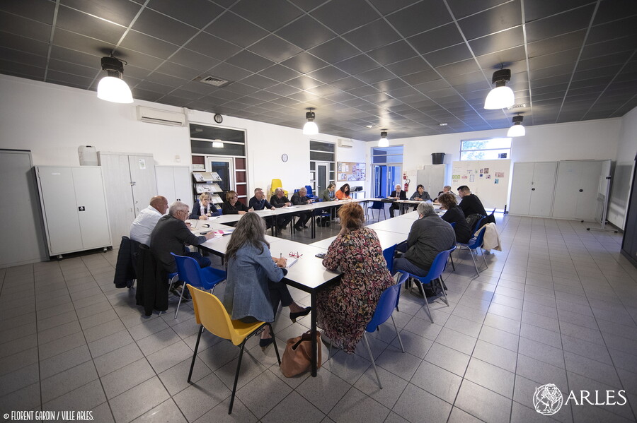 Participation des citoyens à la revitalisation du quartier d’Arles.