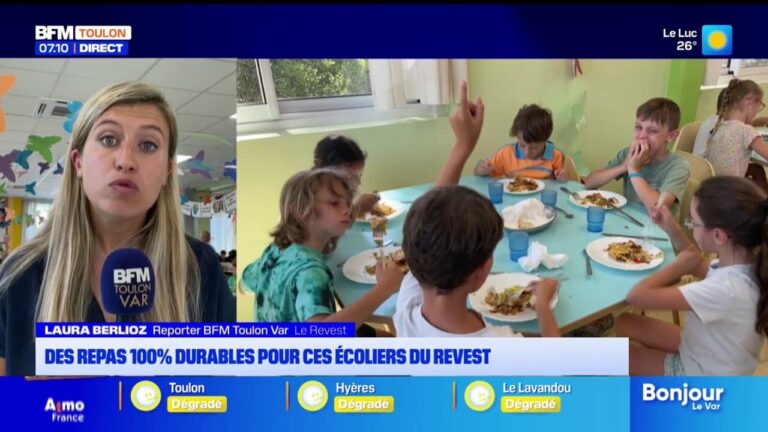 Des repas durables pour les écoliers du Revest soutenus par la municipalité locale