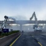 Démolition de deux ponts sur l&rsquo;A7 à Marseille en 36 heures, travaux achevés le week-end.