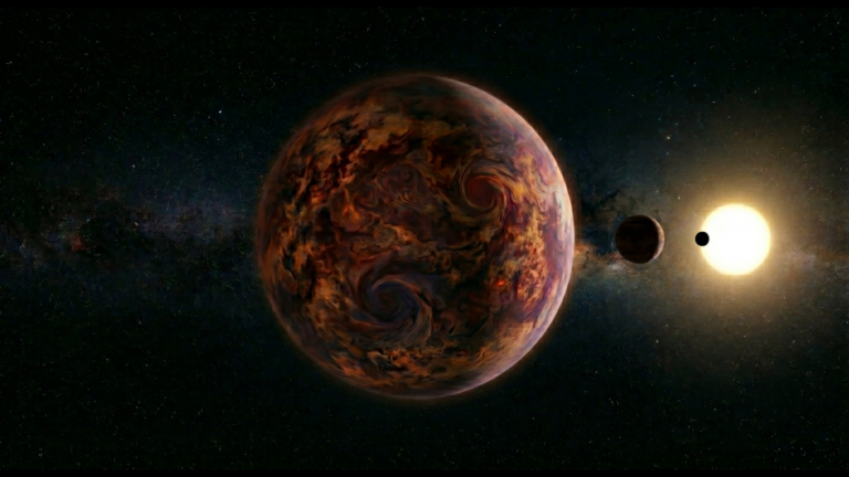 Un système d’exoplanètes atypique révélé par un objet étrange au sein de celui-ci.