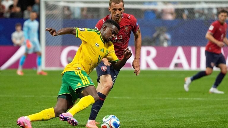 Coupe du monde 2026 : l’Afrique du Sud égalise face à la République tchèque.